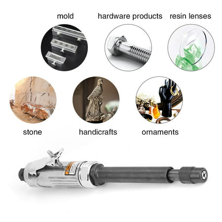 Pneumatic Die Grinder for Hardware Products Resin Lenses Air Angle Die Grinder Grinding Speed Durable to Use Low Noise and Long Service Life 